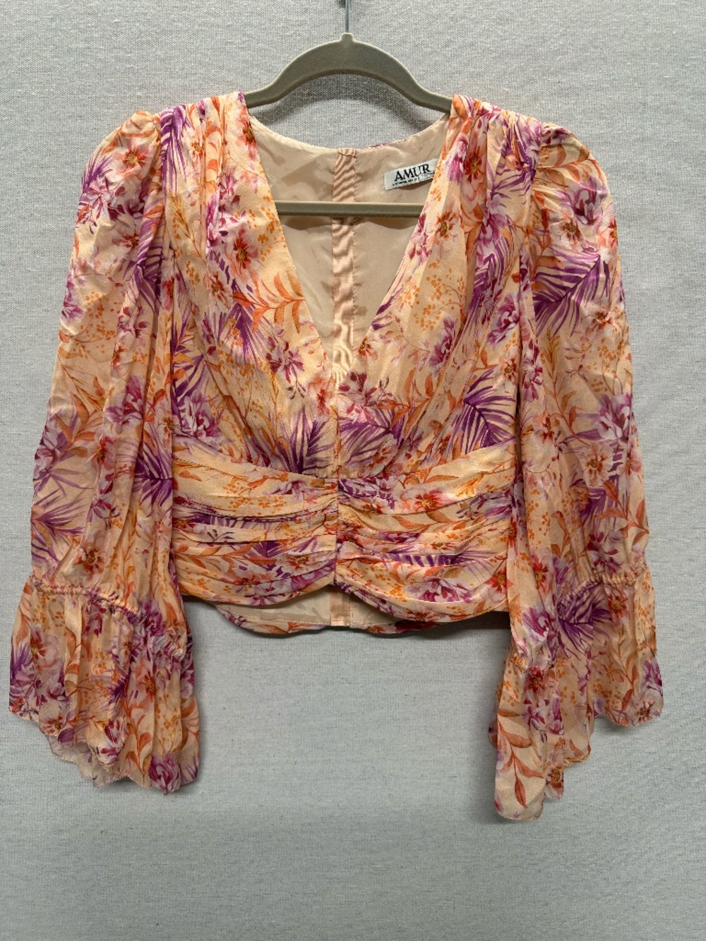 *FLAW* Amur Gitana Silk Top - size XS
